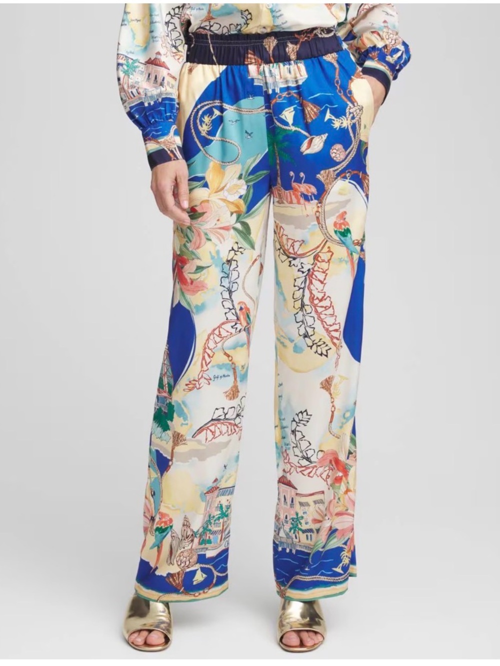 Chico's Sanibel Island Print Pants